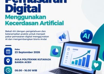 Pelatihan Digital Marketing Menggunakan AI Hadir di Banda Aceh