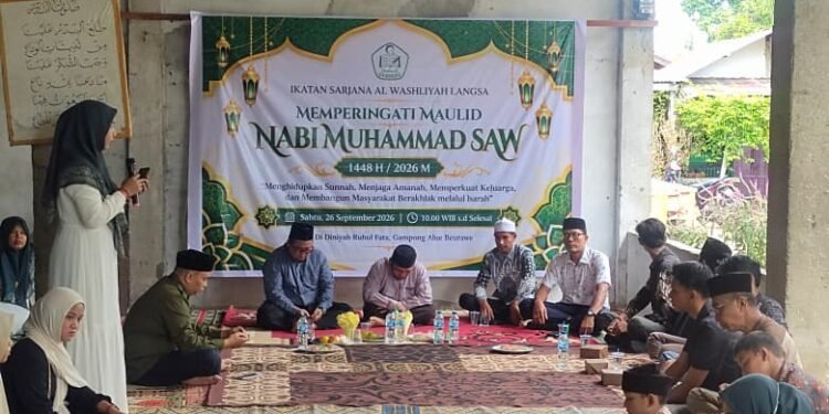 Isarah Langsa Gelar Peringatan Maulid Nabi Muhammad