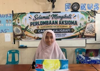 Balqis Batrisya, Juara 1 Kaligrafi Kontemporer Siap Bersaing di MTQ Kabupaten Bireuen