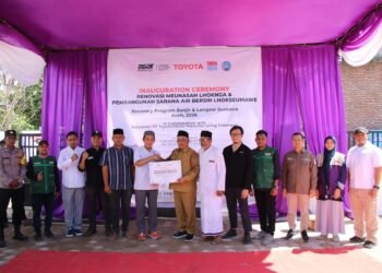 Sekda Pidie Jaya Resmikan Renovasi Meunasah Lhok Nga, Rehab-Rekon Harus Pulihkan Kehidupan Warga