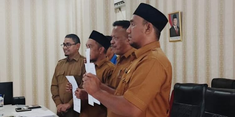Nyan, 3 Keuchik Pidie Jaya Teken PKS PRRP Sumatera 2026