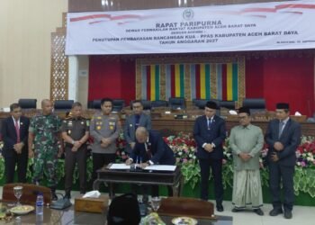 DPRK Abdya Sahkan KUA-PPAS APBK 2027 Sebesar Rp 955,4 Miliar
