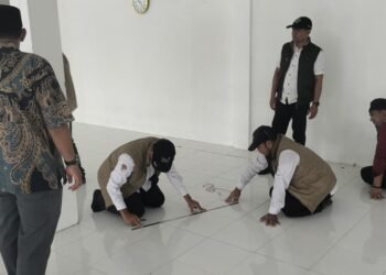 Kemenag Bireuen Kalibrasi Arah Kiblat Dua Musala Pesantren Al Zahrah