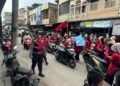 IMM Lakukan Aksi Dorong Motor, Buntut Kelangkaan BBM di Abdya