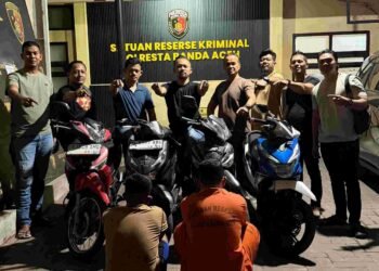 Polisi Kembali Ringkus Tiga Pelaku Curanmor di Banda Aceh