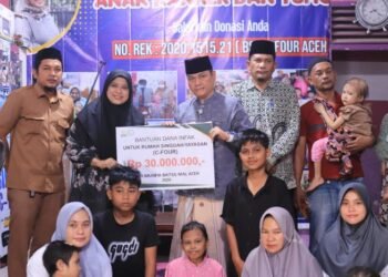Baitul Mal Aceh Salurkan Bantuan Rp30 Juta untuk Rumah Singgah C-Four