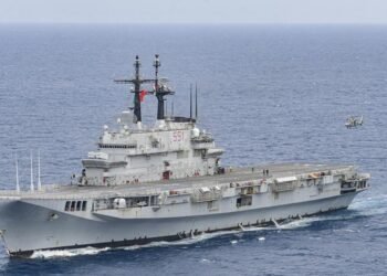 Kapal Induk Italia Garibaldi yang Dihibah ke RI Tiba di Tanjung Priok