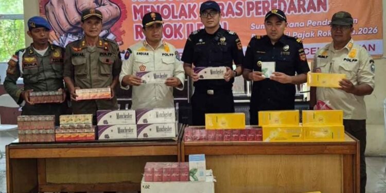 Bea Cukai Sita 40.960 Batang Rokok Ilegal di Aceh Selatan