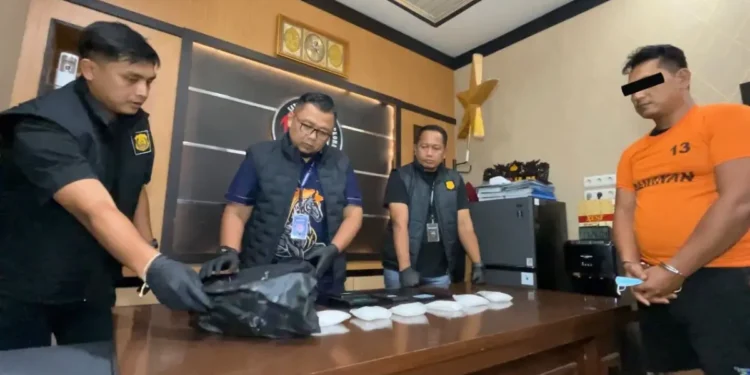 Warga Asal Pidie Ditangkap Polisi Sumut dengan 480 Gram Sabu