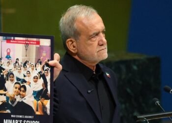 Presiden Iran Bawa Foto Anak-anak Sekolah Tewas Dibom AS ke PBB