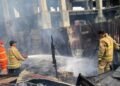 Tiga Ruko di Lambaro Terbakar