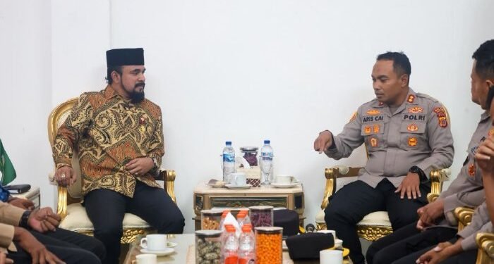 Al-Farlaky dan Kapolres Perkuat Sinergi Pembangunan dan Kamtibmas Aceh Timur