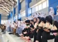 Ratusan Pelajar Aceh Besar Ramaikan Pembukaan Pra PORA Bola Voli di JSC Kota Jantho