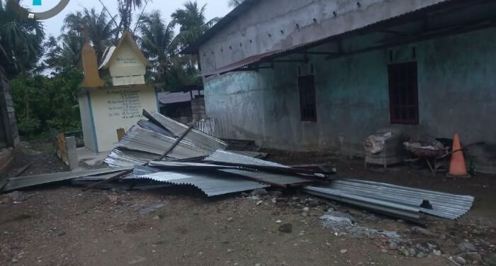 Delapan Rumah Rusak Akibat Angin Puting Beliung di Aceh Tenggara