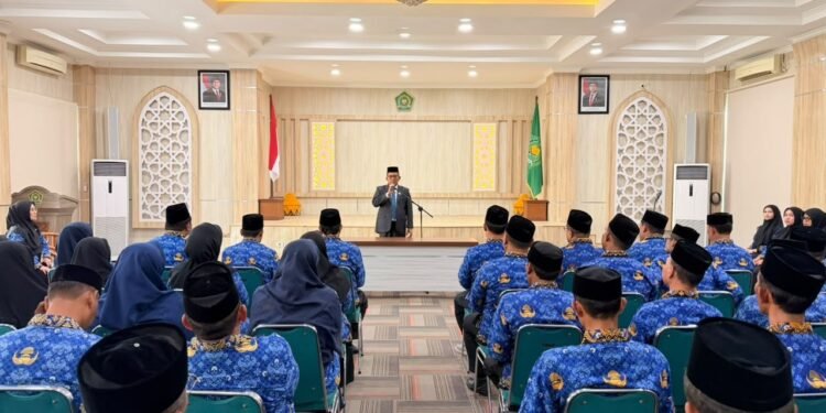 69 PNS Kemenag Aceh Diberi Pesan Soal Amanah dan Integritas