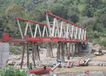 Pemerintah Bangun Jembatan Krueng Pelang di Aceh Tengah