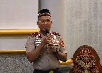 Wakapolda Aceh Sampaikan Pesan Kamtibmas saat Subuh Keliling di Masjid Oman