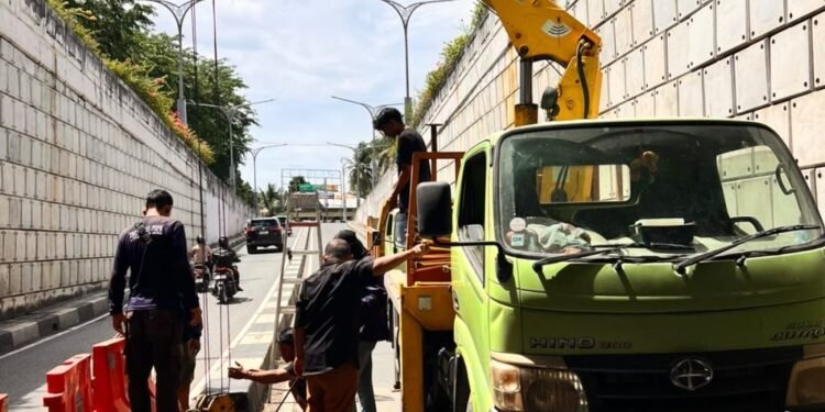 Pascapencurian Kabel, Dua Pompa Underpass Beurawe Kembali Dipasang