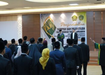 Rektor UIN Ar-Raniry Lantik Sekretaris Dewas BLU hingga Ketua Prodi