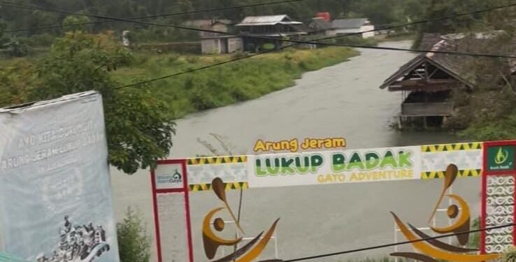 Hoax! Area Arung Jeram Lukup Badak Takengon Banjir