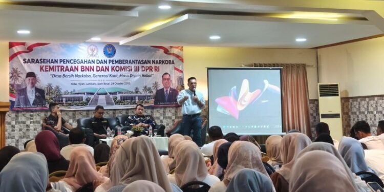 BNN Aceh dan Komisi III DPR RI Ajak Masyarakat Jadi Pelopor Antinarkoba di Gampong