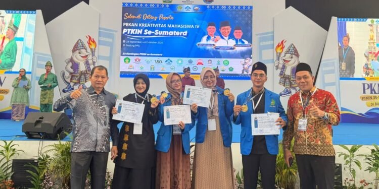 Empat Mahasiswa UIN Ar-Raniry Raih Emas di PKM IV PTKIN Se-Sumatera