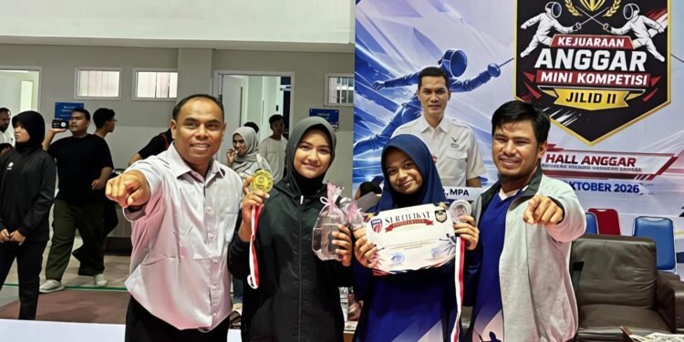 Atlet Anggar Abdya Sabet Emas dan Perak di Kejuaraan Anggar Mini Kompetisi Jilid II Banda Aceh