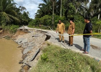 Erosi Krueng Lamie, Bupati Nagan Raya Perintahkan Penanganan Darurat
