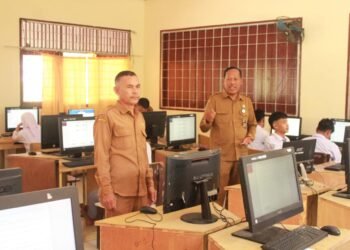 108 Siswa Ikut Gladi Bersih Pelaksanaan TKA di SMAN 1 Pasie Raja