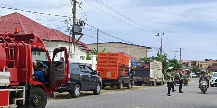 Puluhan Pengendara Terjaring Razia Satlantas Polres Abdya di Jalan Blangpidie – Tapaktuan