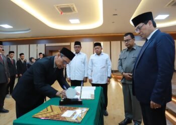 Lazuardi Muhammad Latif Kembali Dilantik sebagai Kaprodi Ilmu Hadis UIN Ar- Raniry
