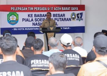 Bupati Safaruddin Lepas Persada Abdya U-17 ke Babak 8 Besar Piala Soeratin di IKN