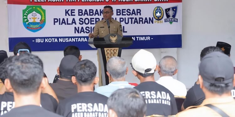 Bupati Safaruddin Lepas Persada Abdya U-17 ke Babak 8 Besar Piala Soeratin di IKN