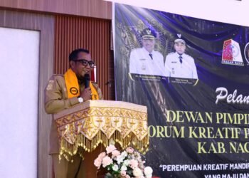 Raja Sayang Hadiri Pelantikan Pengurus FKPA Nagan Raya Periode 2025–2030