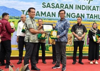 DTPHP Nagan Raya Raih Peringkat I atas Pelaporan Kegiatan Tepat Waktu