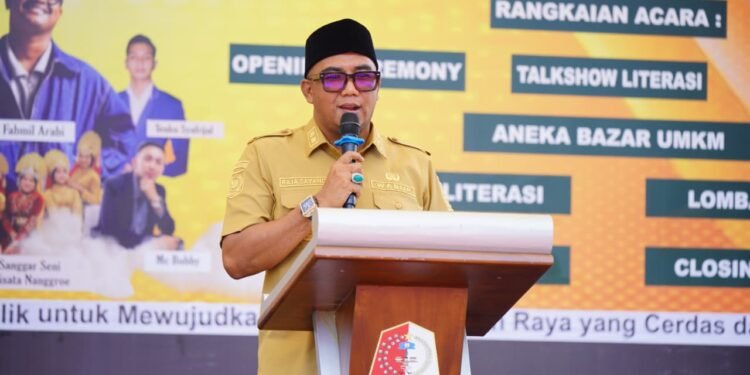 Wabup Raja Sayang Buka Festival Literasi Nagan Raya 2026, Dorong Budaya Baca di Era Digital