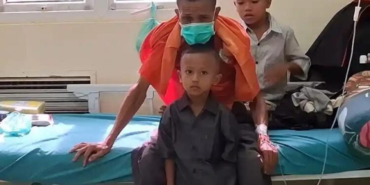 Bocah 9 Tahun Kayuh Sepeda 12 Kilometer Antar Ayah Berobat, Adik 5 Tahun Ikut Dibonceng