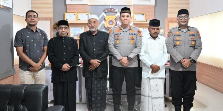 Kapolres Pidie Perkuat Sinergi dengan Ulama, MPU Siap Dukung Pemeliharaan Kamtibmas