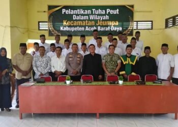 Camat Lantik Tuha Peut Tiga Desa di Kecamatan Jeumpa