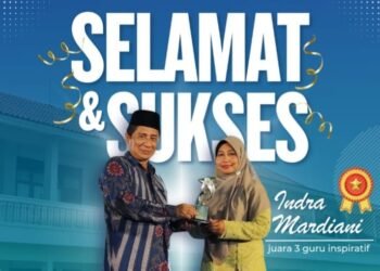 Indra Mardiani Raih Juara Tiga Guru Inapiratif dari Kanwil Kemenag Aceh