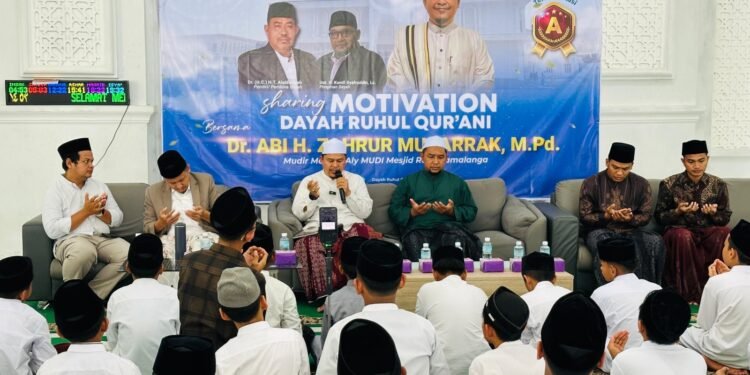 Abi MUDI Berikan Sharing Motivation Inspiratif di Dayah Ruhul Qur’ani