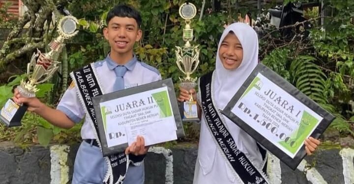 Putri dan Putra SMAN 1 Timang Gajah Raih Juara Satu dan Dua Seleksi Duta Pelajar Sadar Hukum 2026