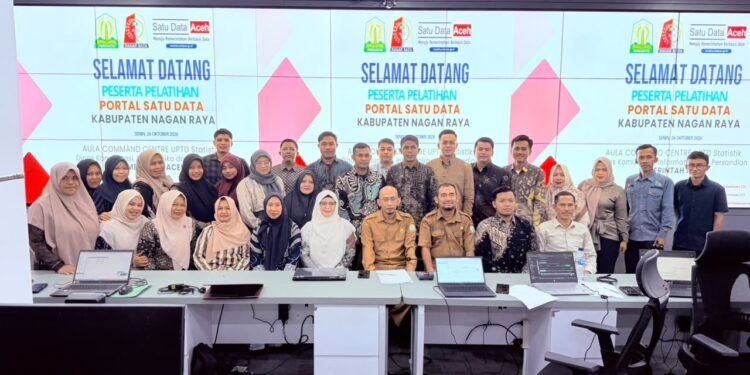 Pemkab Nagan Raya Perkuat Tata Kelola Data melalui Bimtek Lanjutan Portal GIOK Data