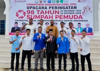 Nyan, Sumpah Pemuda ke-98, KNPI Tantang Pemuda Pidie Jaya Berkontribusi Nyata