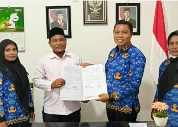 Disdukcapil dan Dinas Sosial Abdya Tandatangani Perjanjian Kerja Sama Pemanfaatan Data Kependudukan
