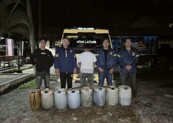 Sat Reskrim Polres Abdya Amankan Penimbun 240 Liter Solar Subsidi di Babahrot