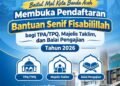 Baitul Mal Buka Bantuan untuk Tenaga Pengajar TPA/TPQ, Majelis Taklim, dan Balai Pengajian