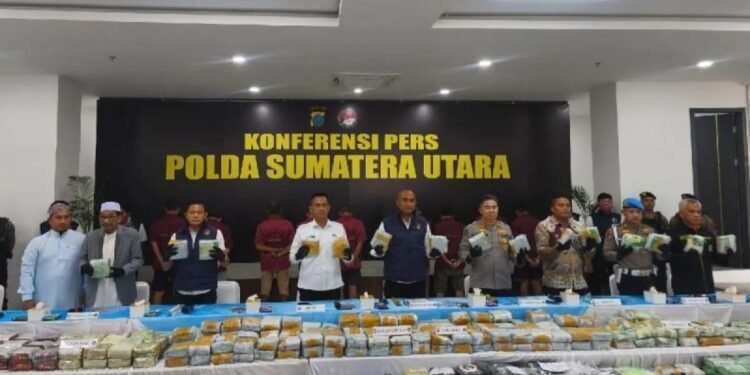 Polda Sumut Gagalkan Peredaran 244 Kg Sabu dari Aceh ke Medan