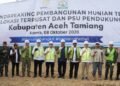 Teknologi RISHA Kebut Proses Pembangunan 178 Huntap di Tamiang