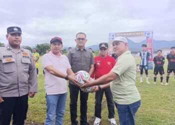Bupati Aceh Jaya Buka Open Turnamen HUT ke-2 Perseka